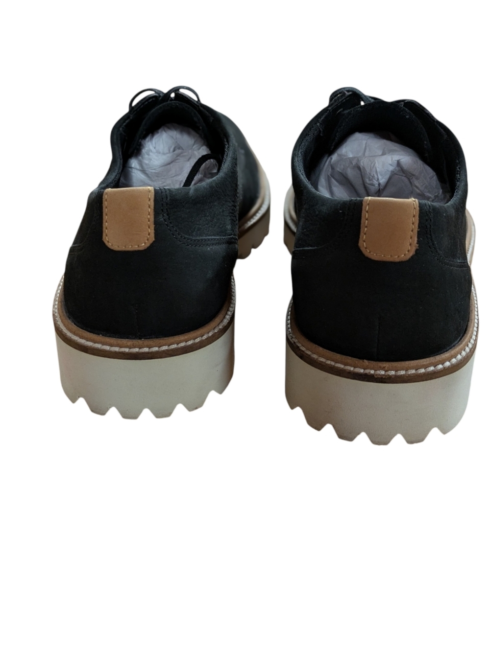 Ecco Modern Tailored Tie Oxford Shoes Black Size 41 - Picture 7 of 12